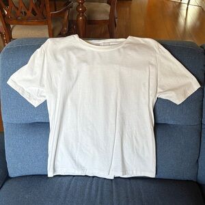 Maje White Short Sleeve Tee